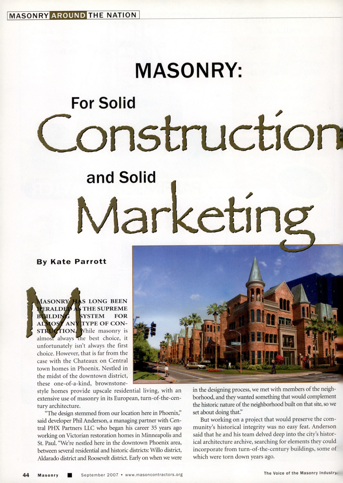 Masonry Magazine September 2007 Page. 46