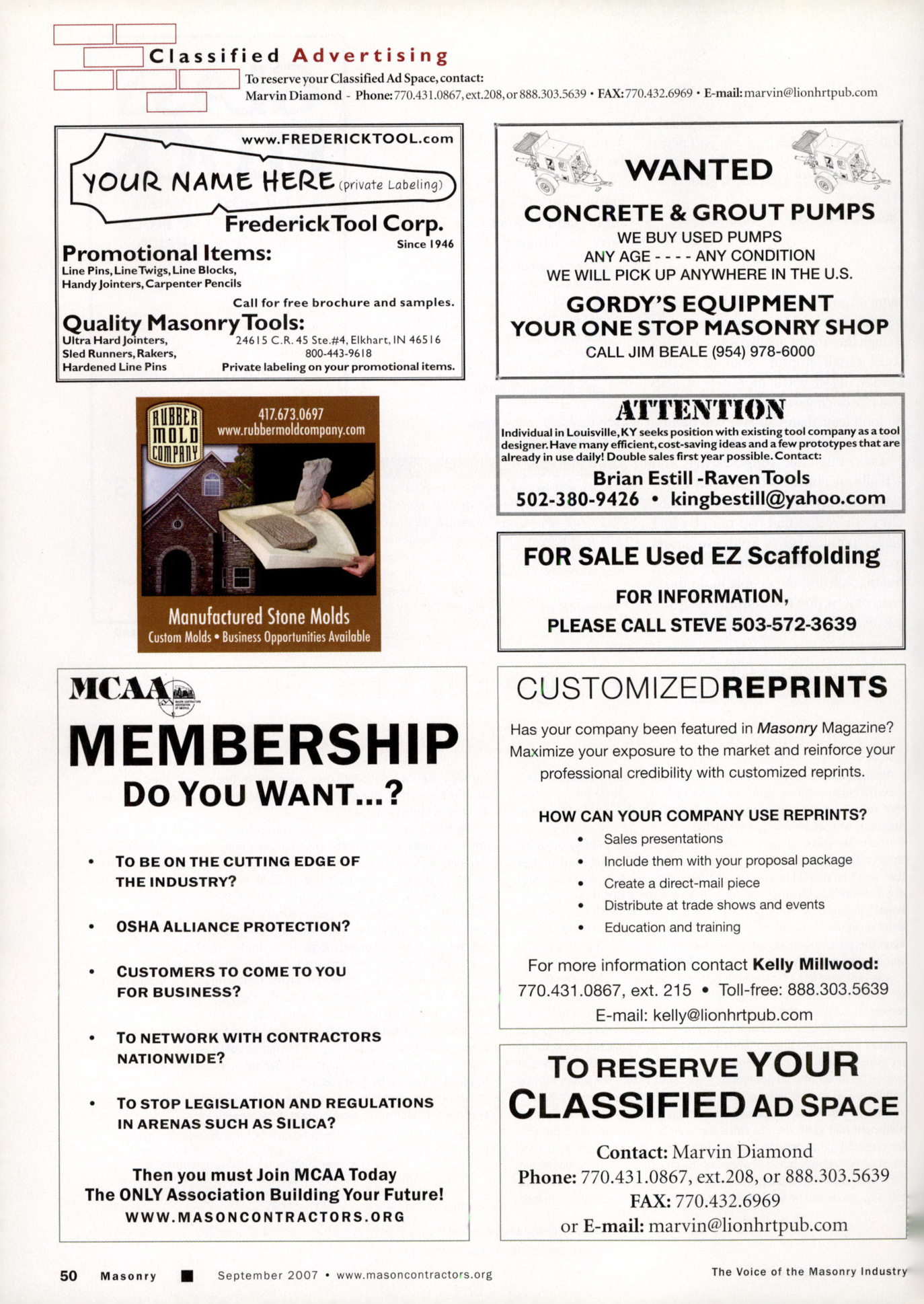 Masonry Magazine September 2007 Page. 52
