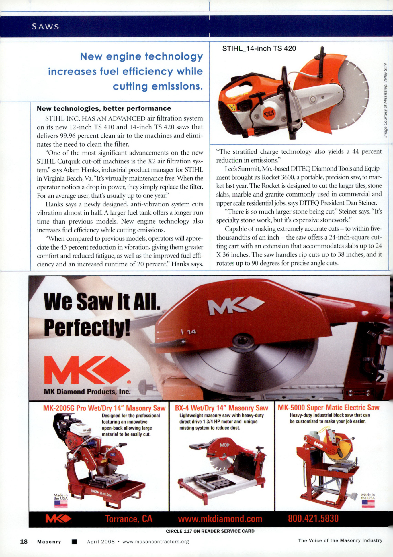 Masonry Magazine April 2008 Page. 20