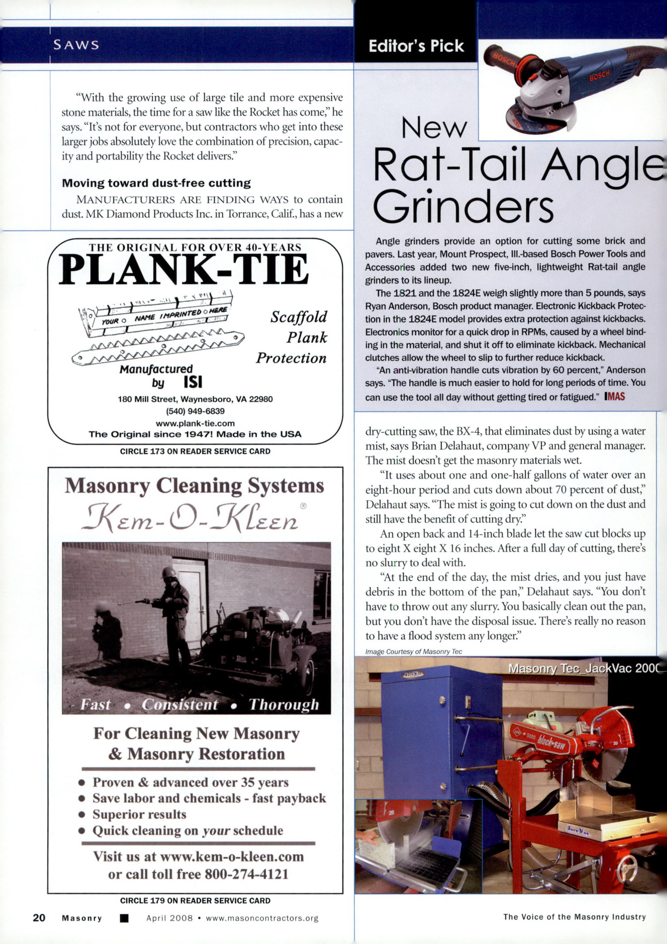 Masonry Magazine April 2008 Page. 22