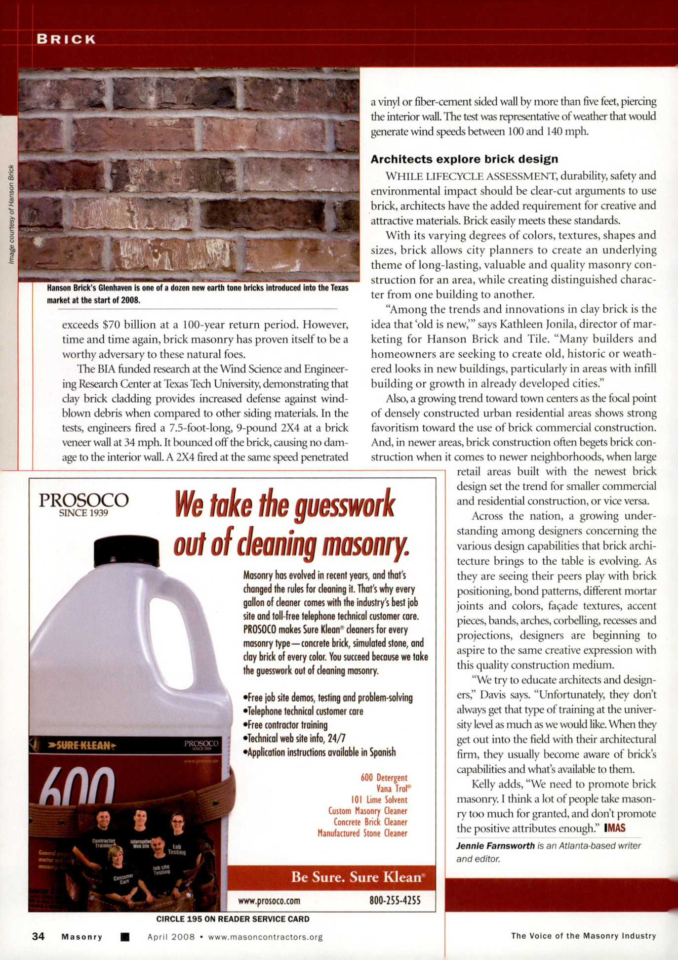 Masonry Magazine April 2008 Page. 36