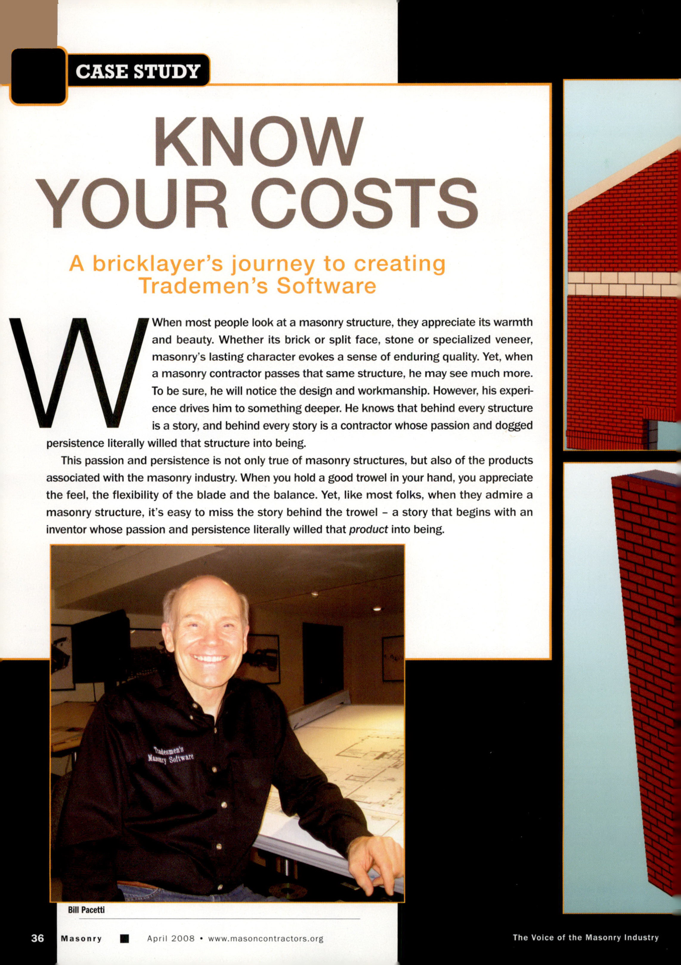 Masonry Magazine April 2008 Page. 38