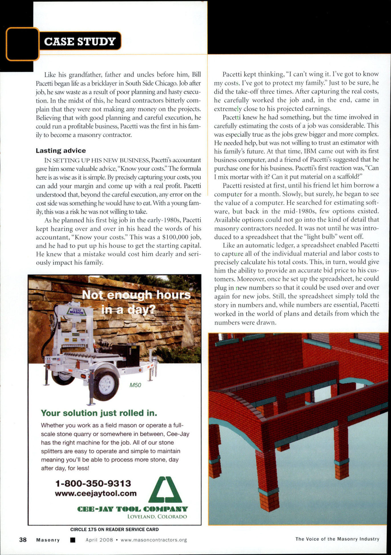 Masonry Magazine April 2008 Page. 40