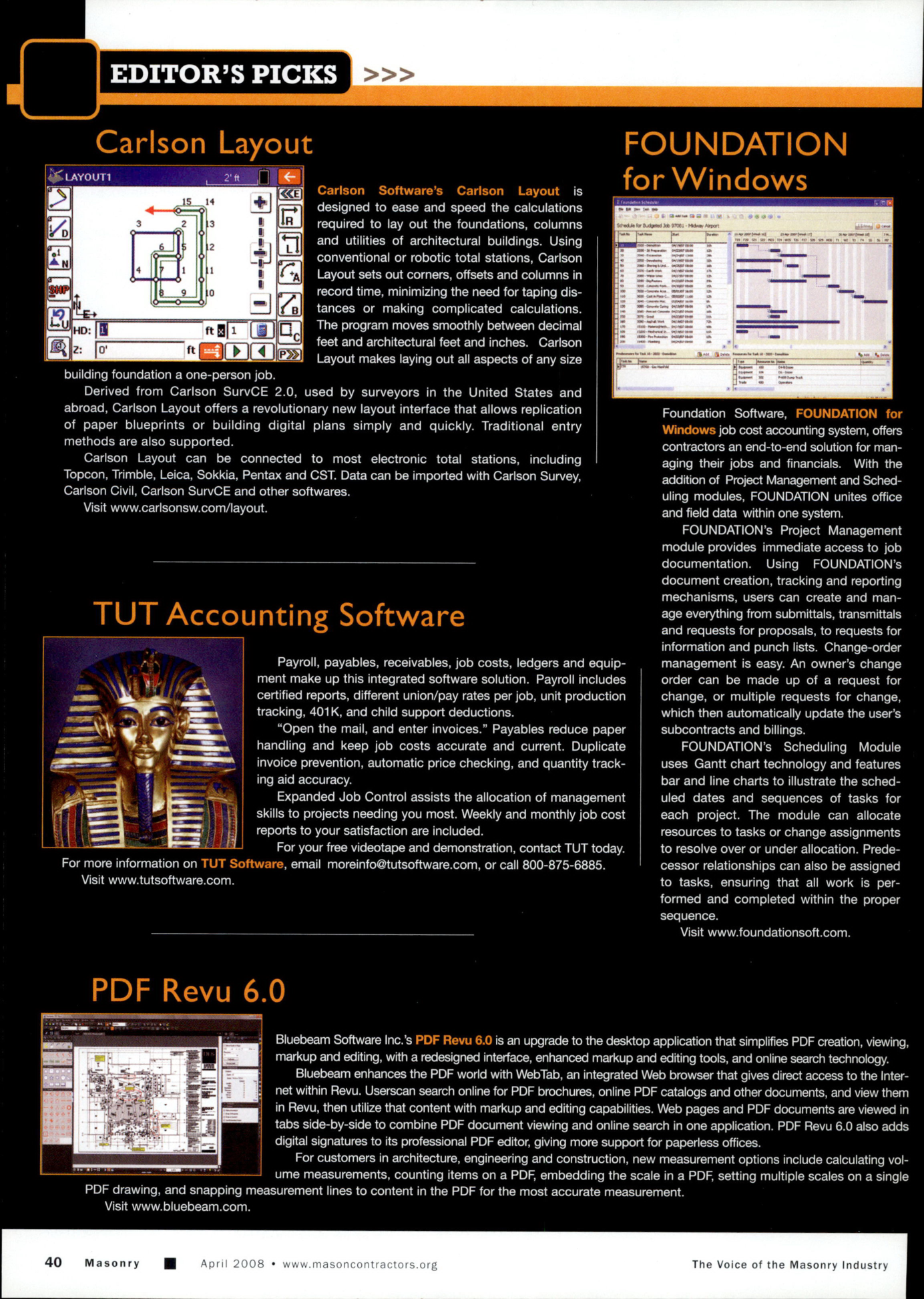 Masonry Magazine April 2008 Page. 42