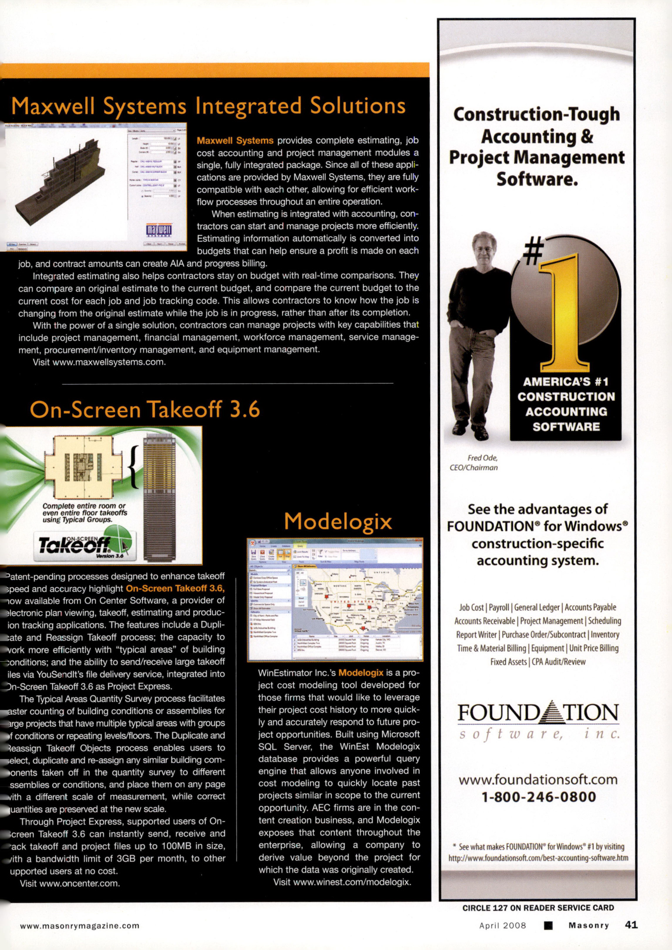 Masonry Magazine April 2008 Page. 43