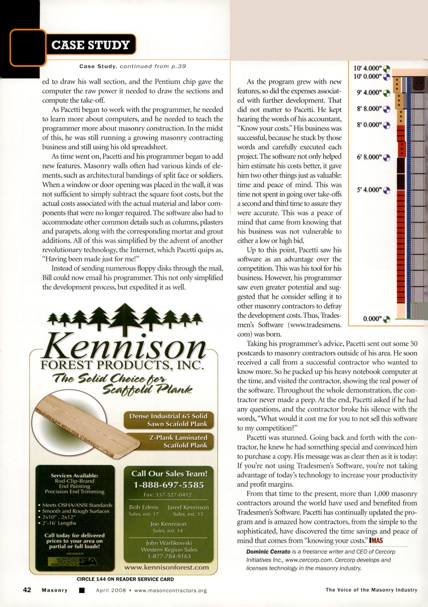 Masonry Magazine April 2008 Page. 44