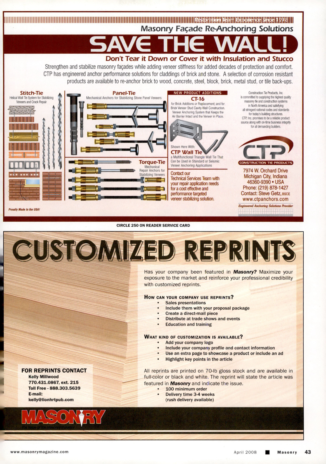 Masonry Magazine April 2008 Page. 45