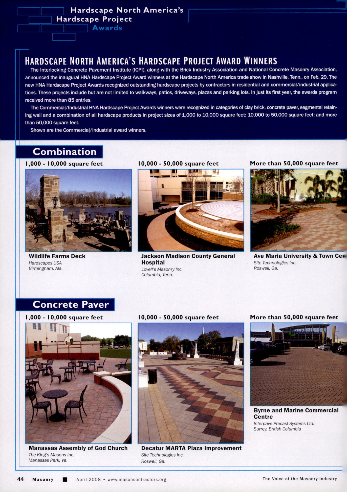 Masonry Magazine April 2008 Page. 46