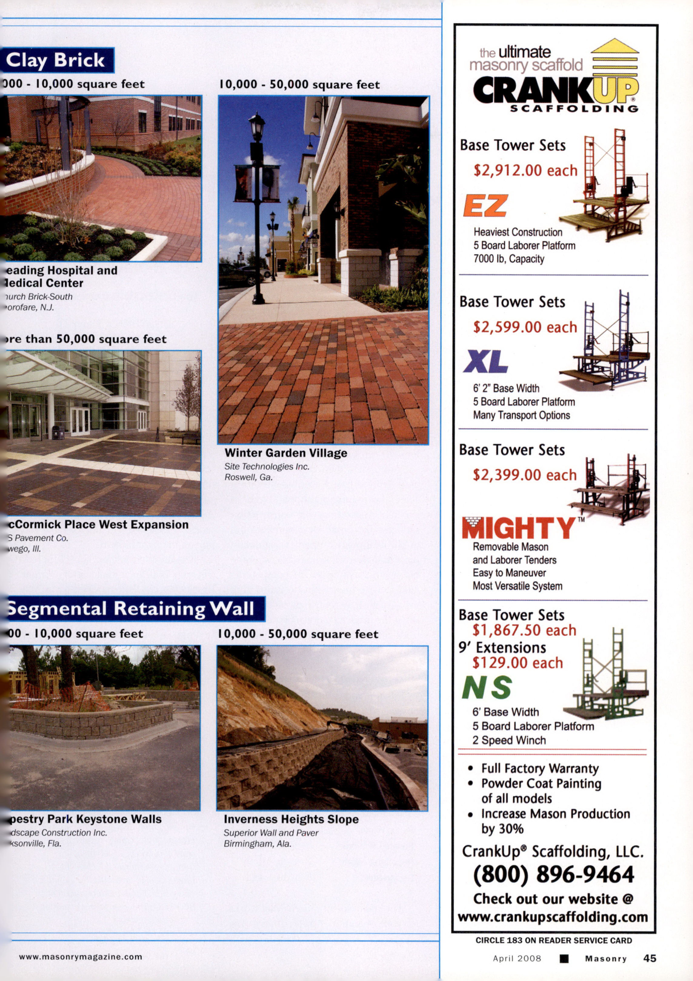 Masonry Magazine April 2008 Page. 47