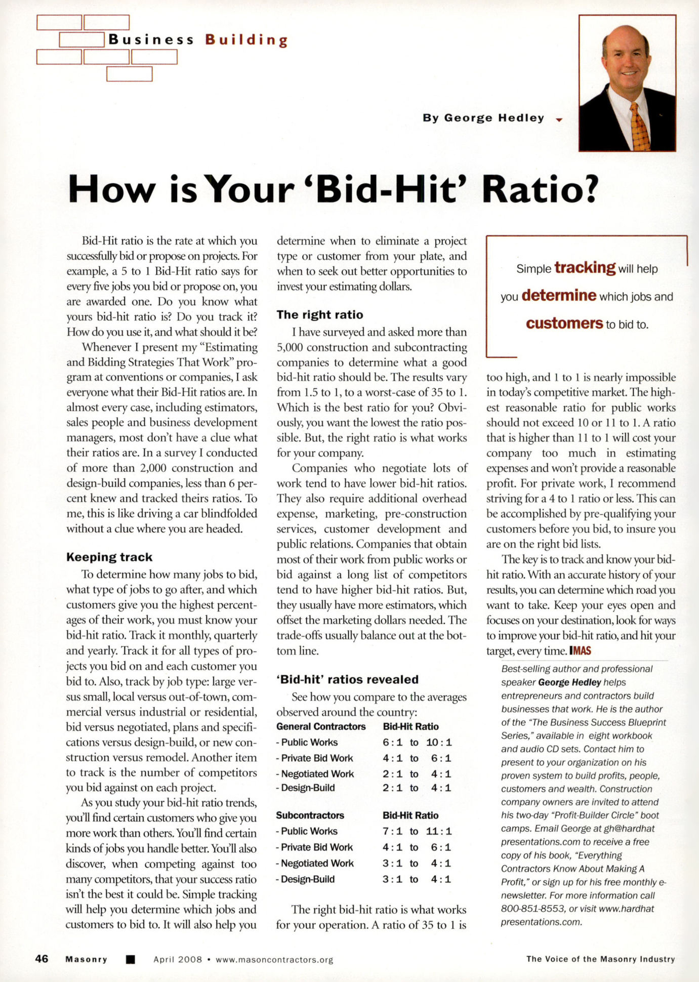 Masonry Magazine April 2008 Page. 48