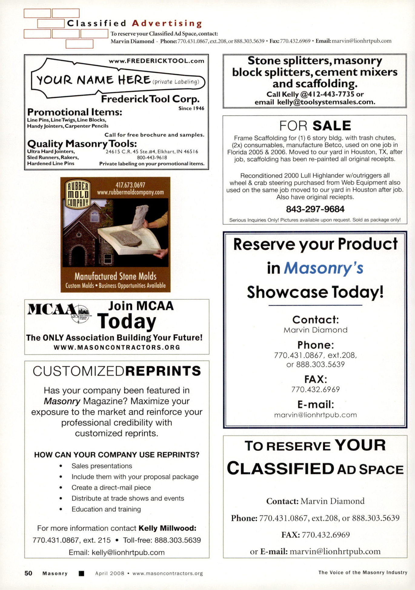 Masonry Magazine April 2008 Page. 52