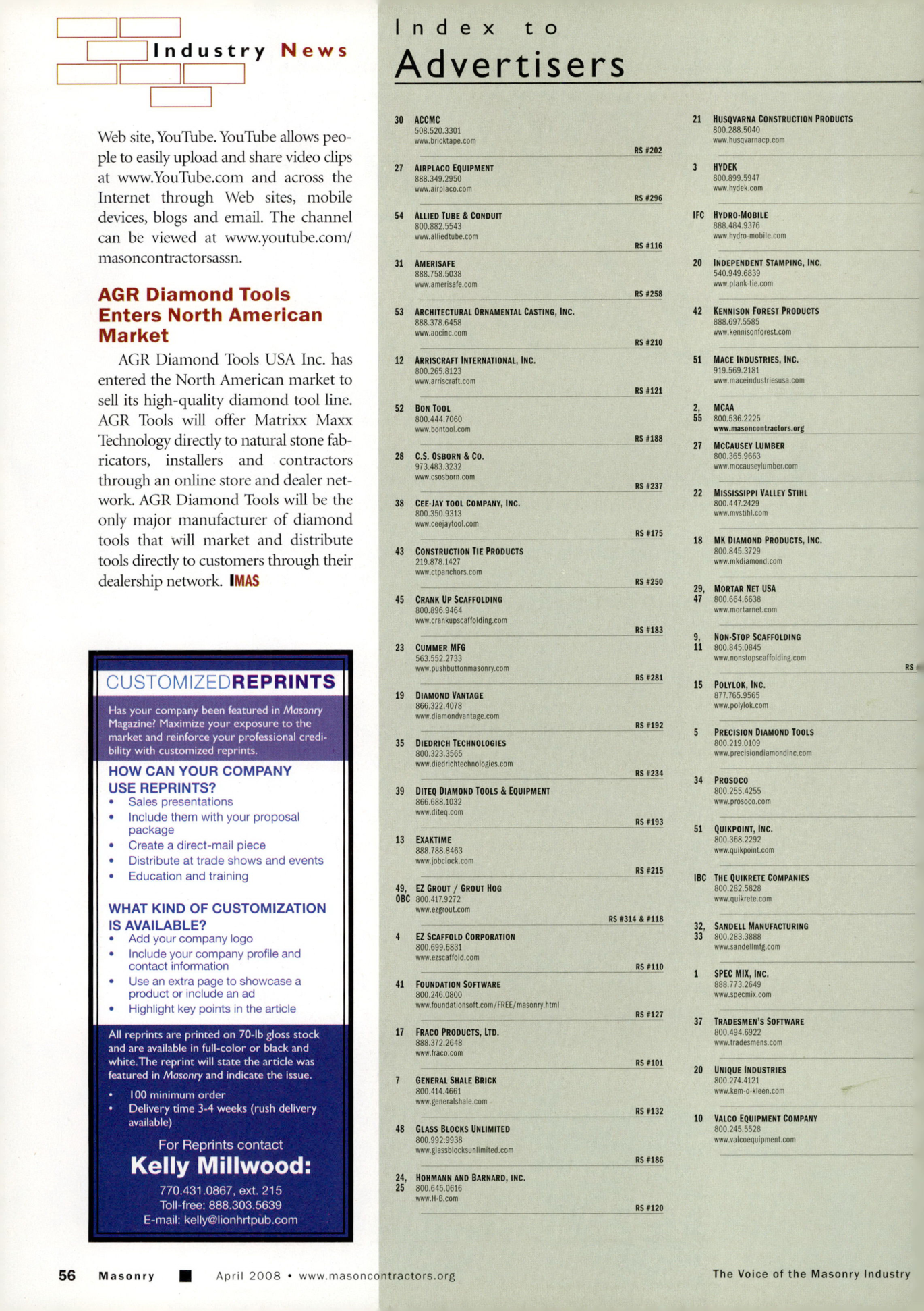Masonry Magazine April 2008 Page. 58