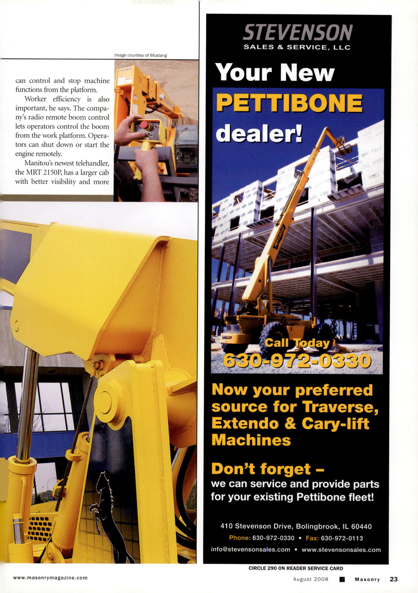 Masonry Magazine August 2008 Page. 25