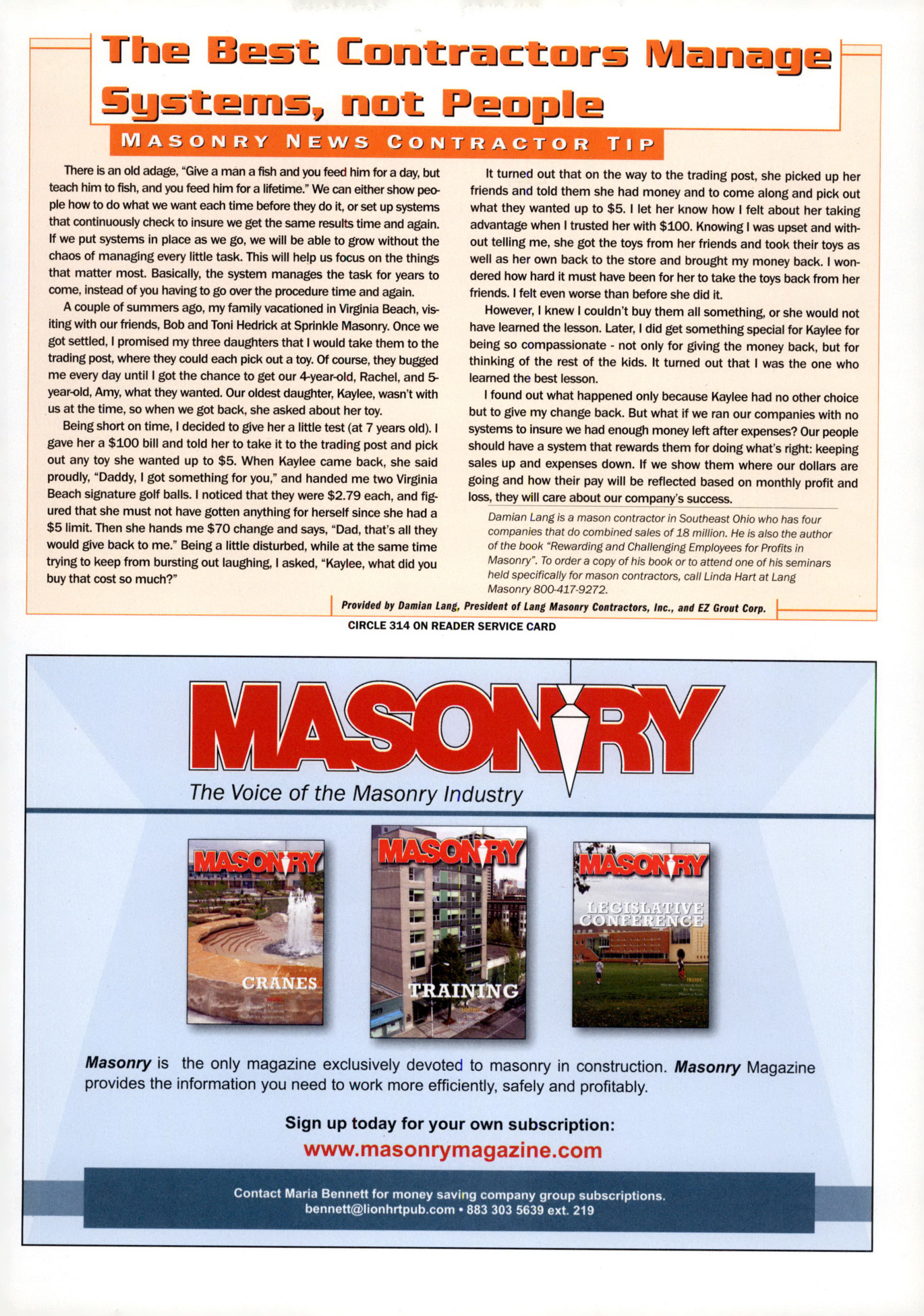Masonry Magazine August 2008 Page. 49