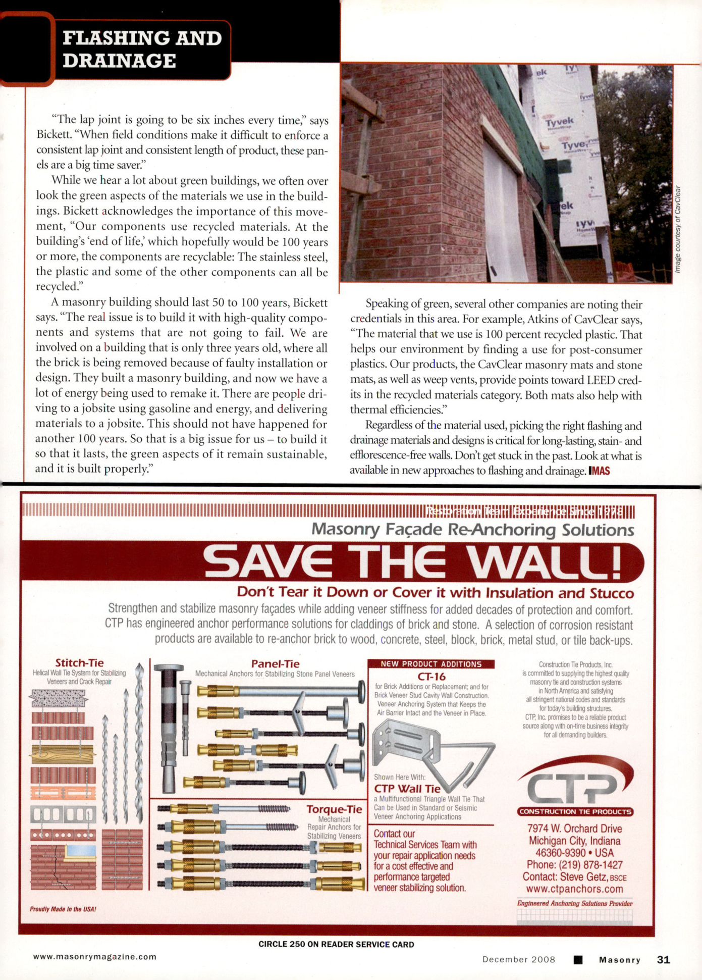 Masonry Magazine December 2008 Page. 33