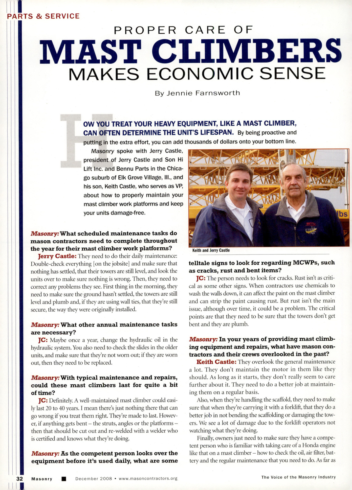 Masonry Magazine December 2008 Page. 34