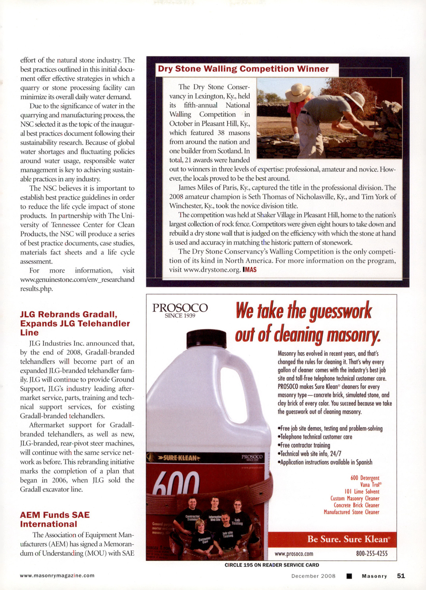 Masonry Magazine December 2008 Page. 53