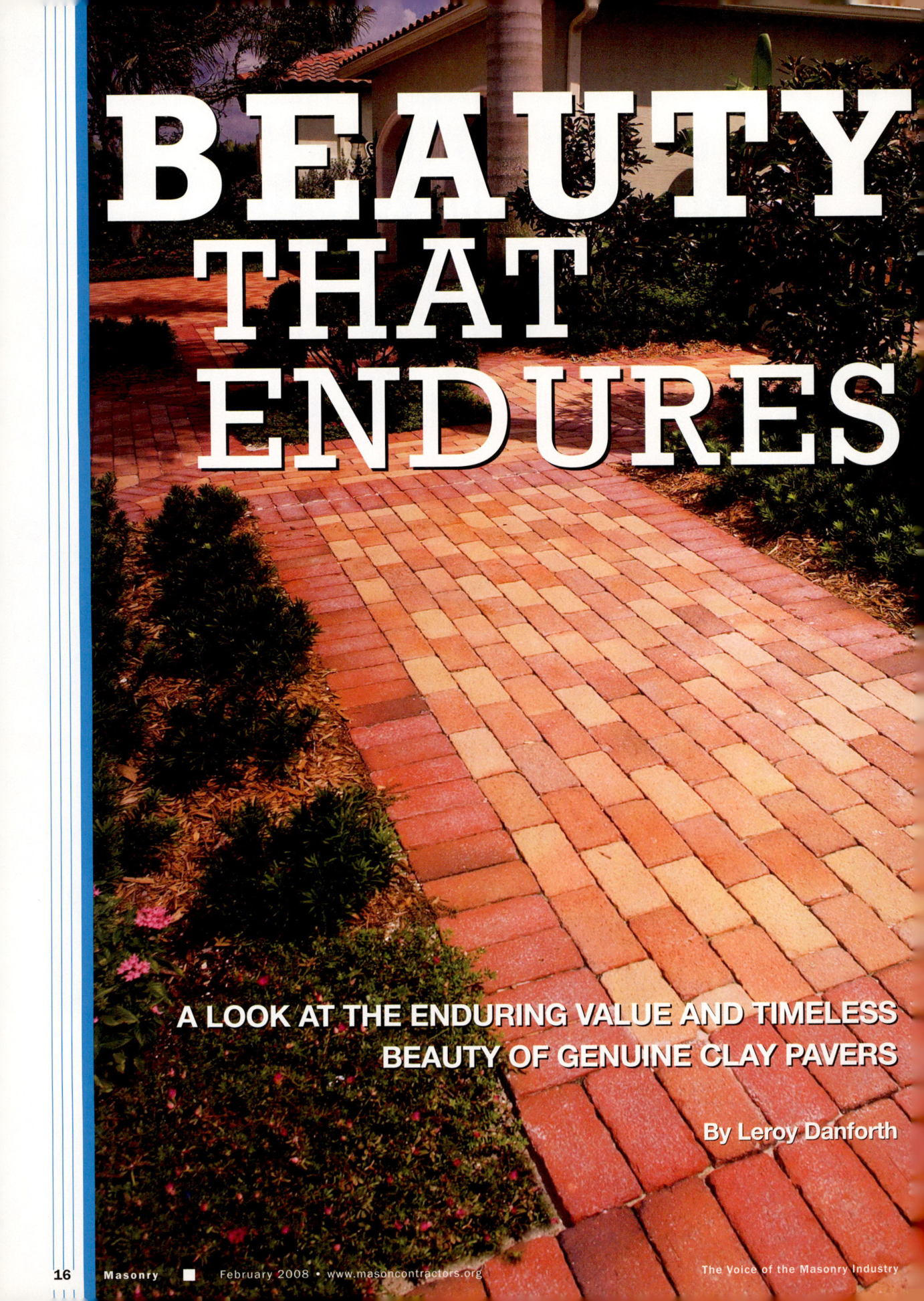 Masonry Magazine February 2008 Page. 18