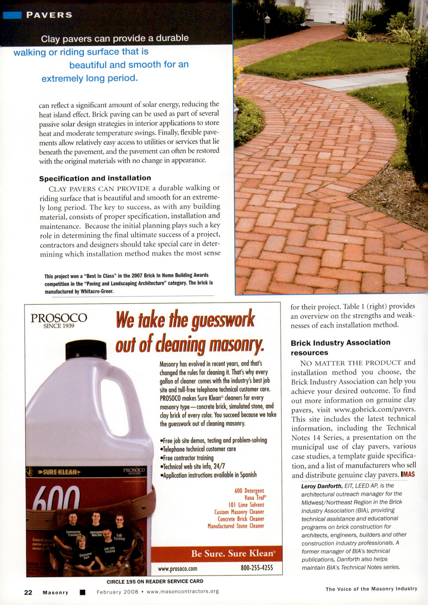 Masonry Magazine February 2008 Page. 24