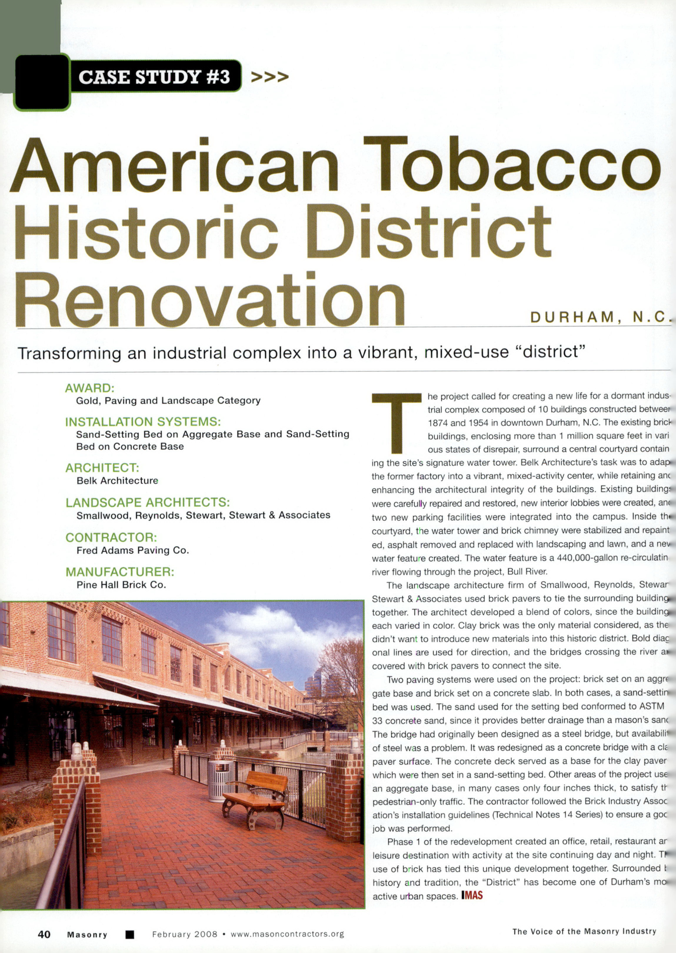 Masonry Magazine February 2008 Page. 42