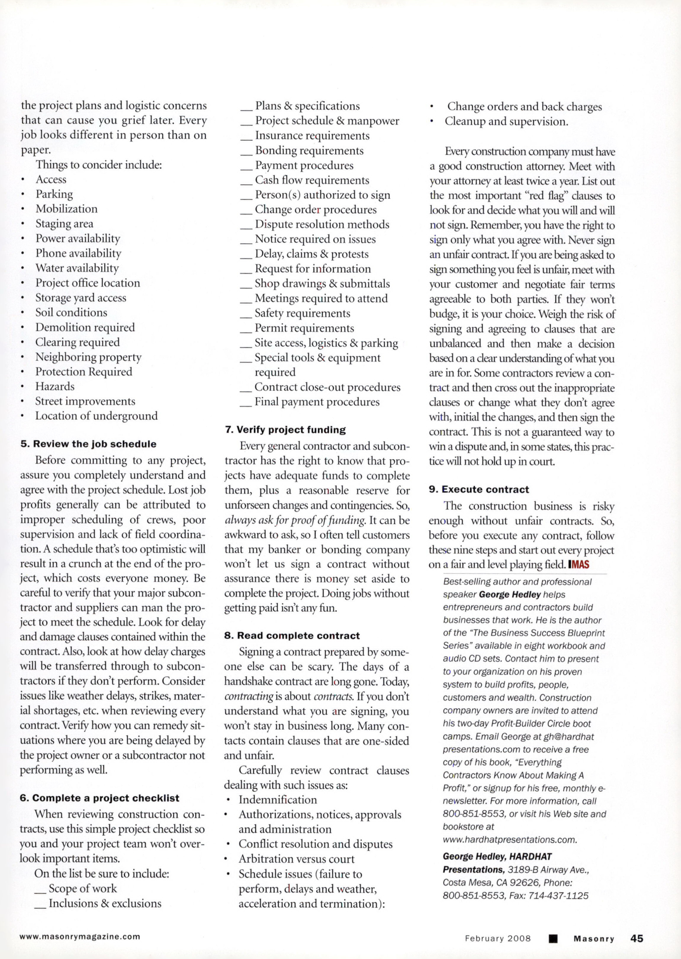 Masonry Magazine February 2008 Page. 47