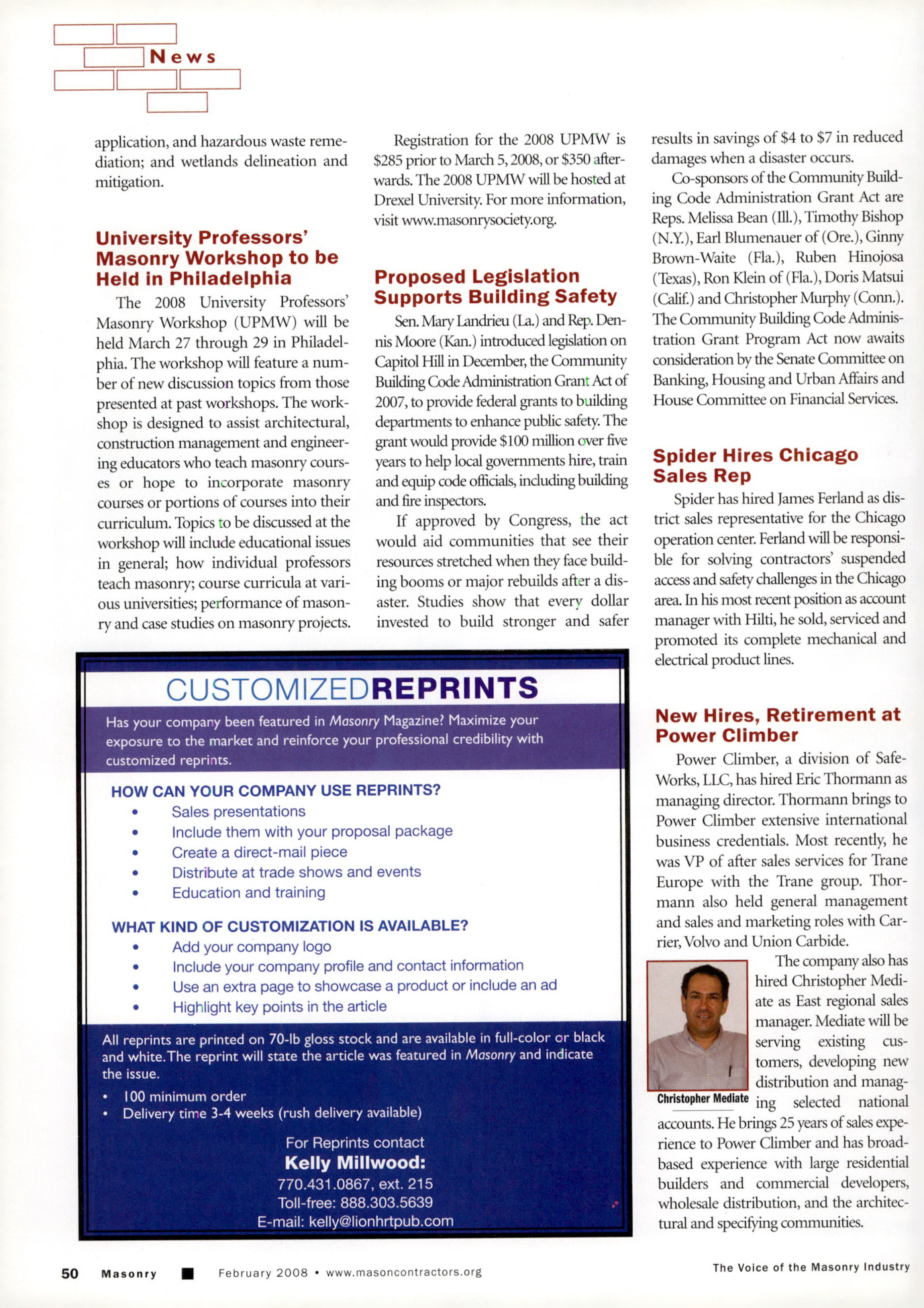 Masonry Magazine February 2008 Page. 52