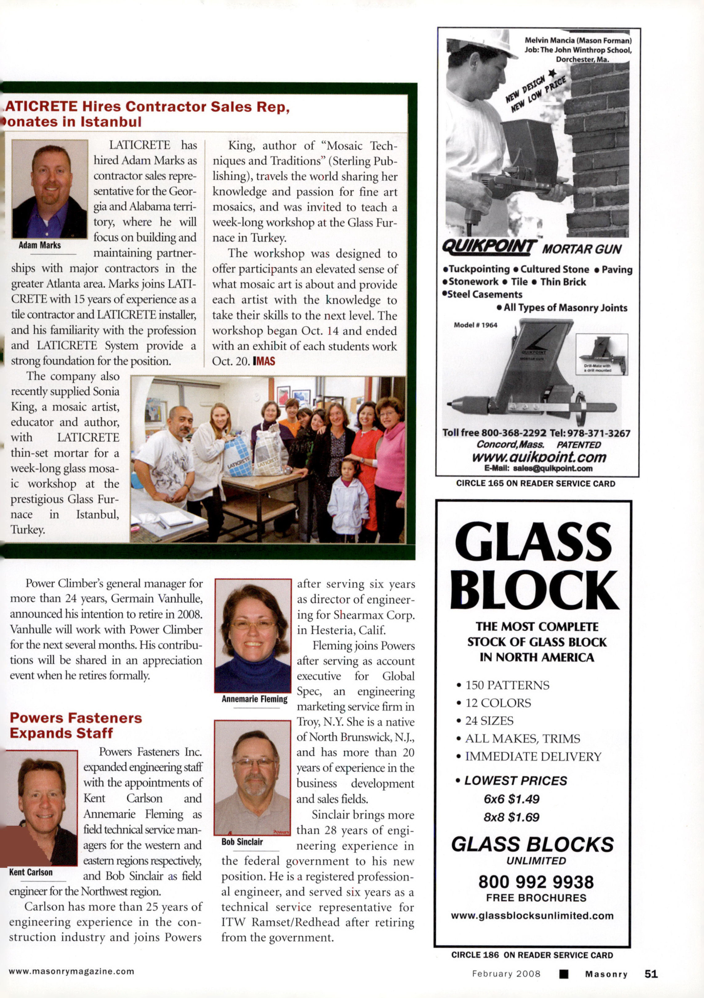 Masonry Magazine February 2008 Page. 53