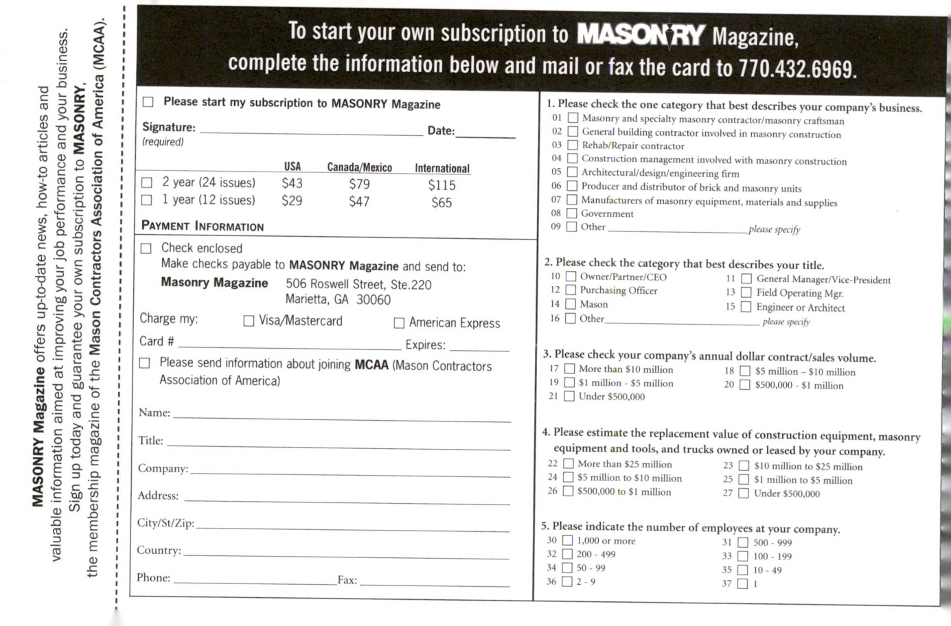 Masonry Magazine January 2008 Page. 11