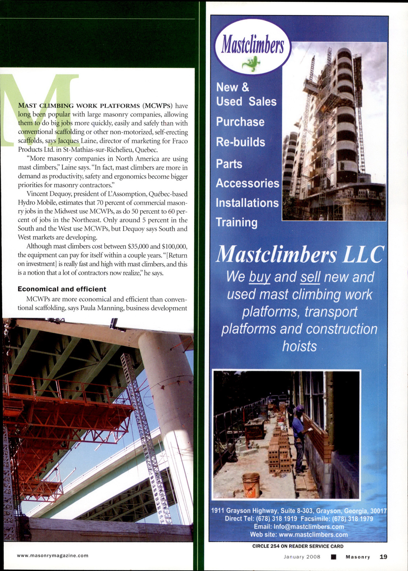 Masonry Magazine January 2008 Page. 23