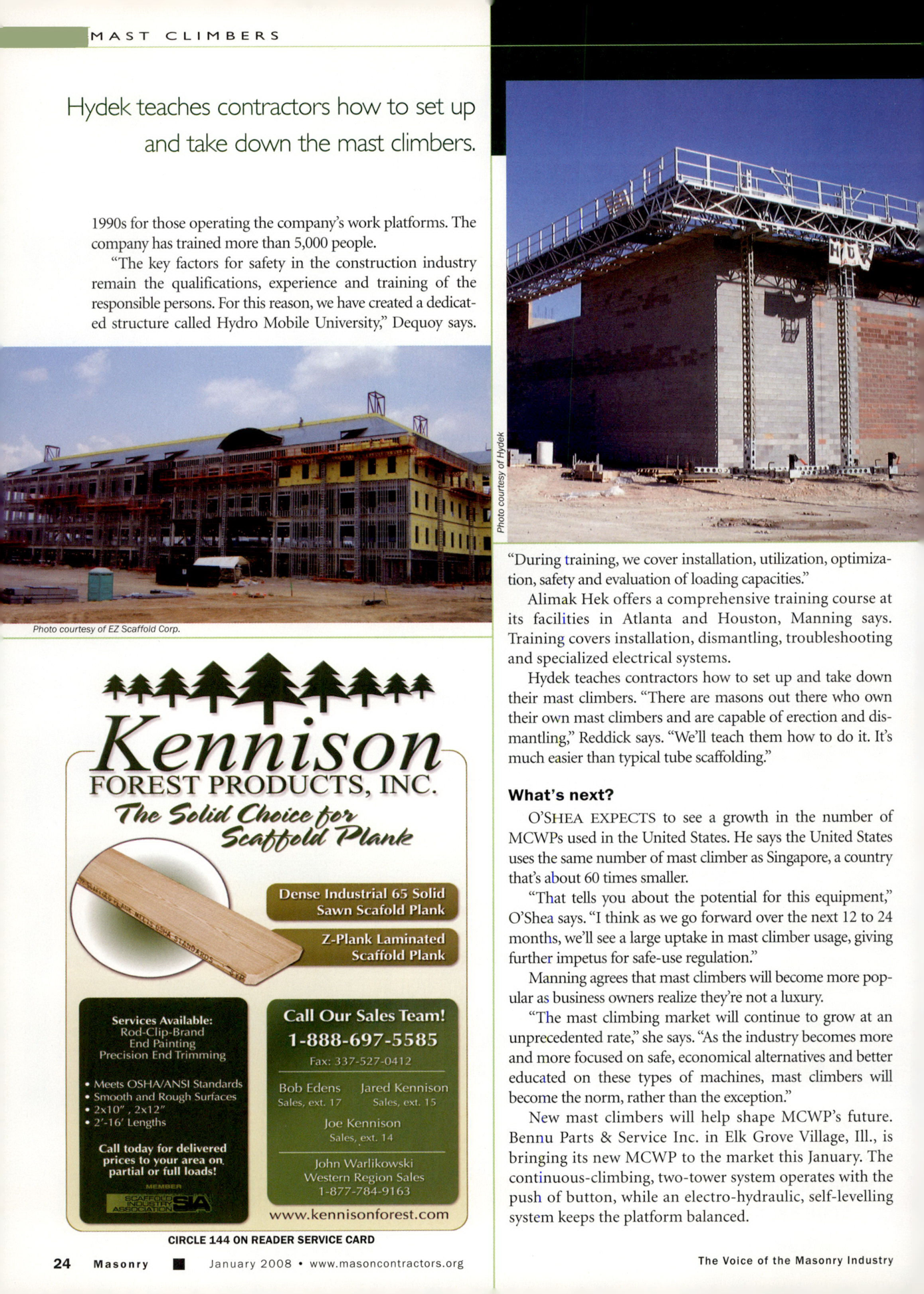 Masonry Magazine January 2008 Page. 28