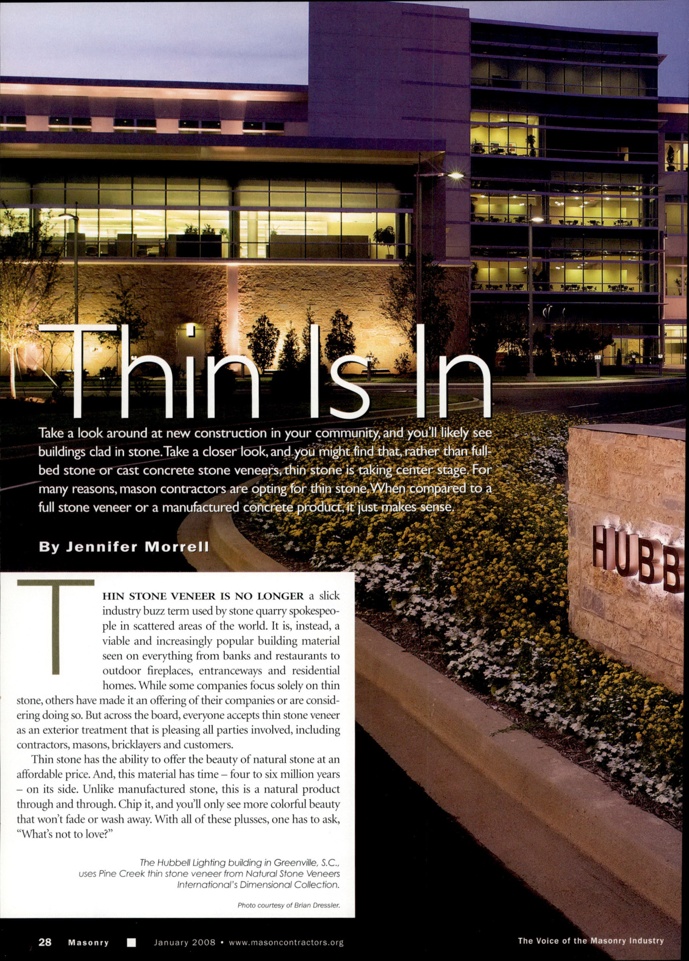 Masonry Magazine January 2008 Page. 32