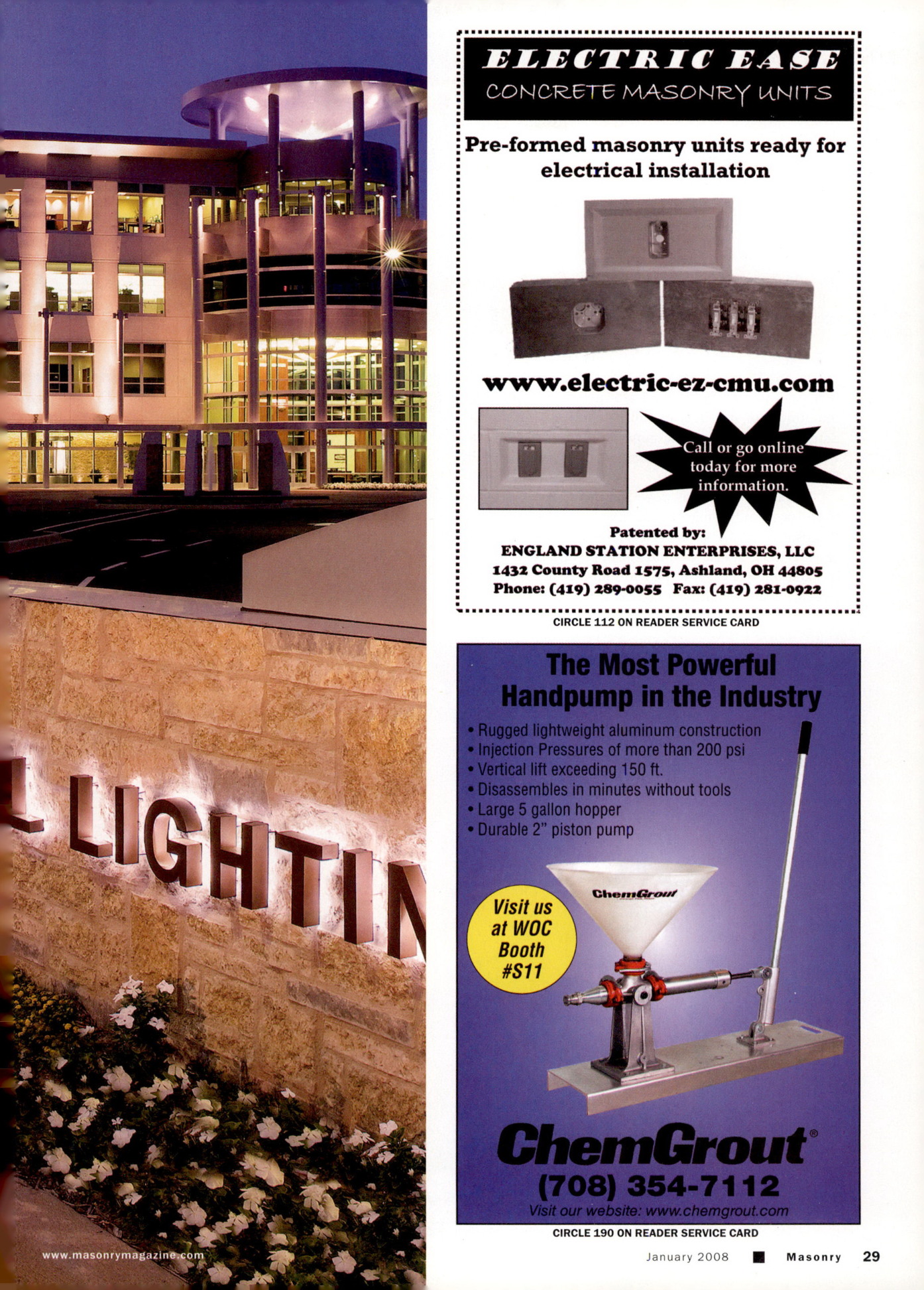 Masonry Magazine January 2008 Page. 33