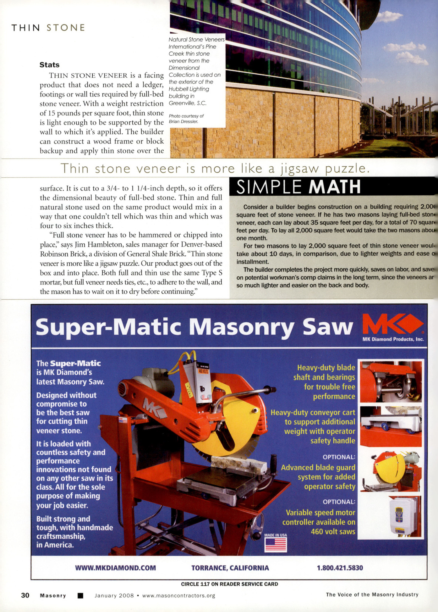 Masonry Magazine January 2008 Page. 34