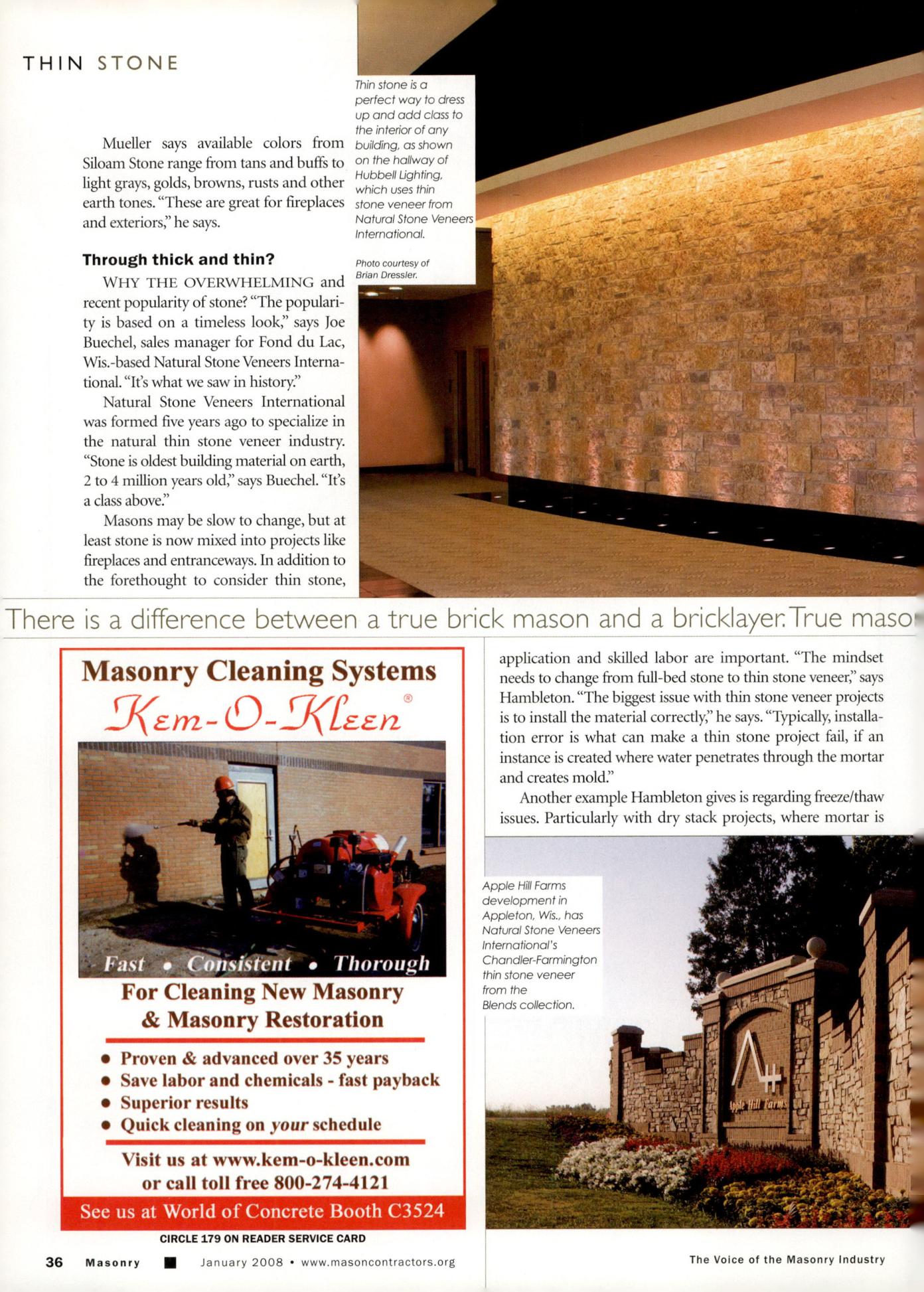 Masonry Magazine January 2008 Page. 40