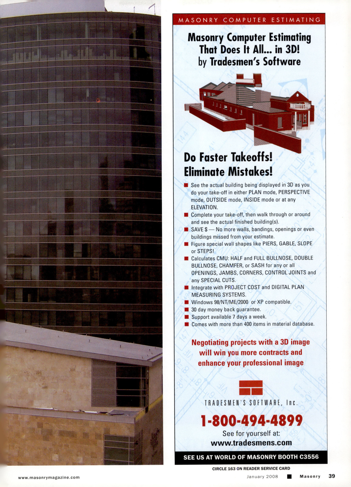 Masonry Magazine January 2008 Page. 43