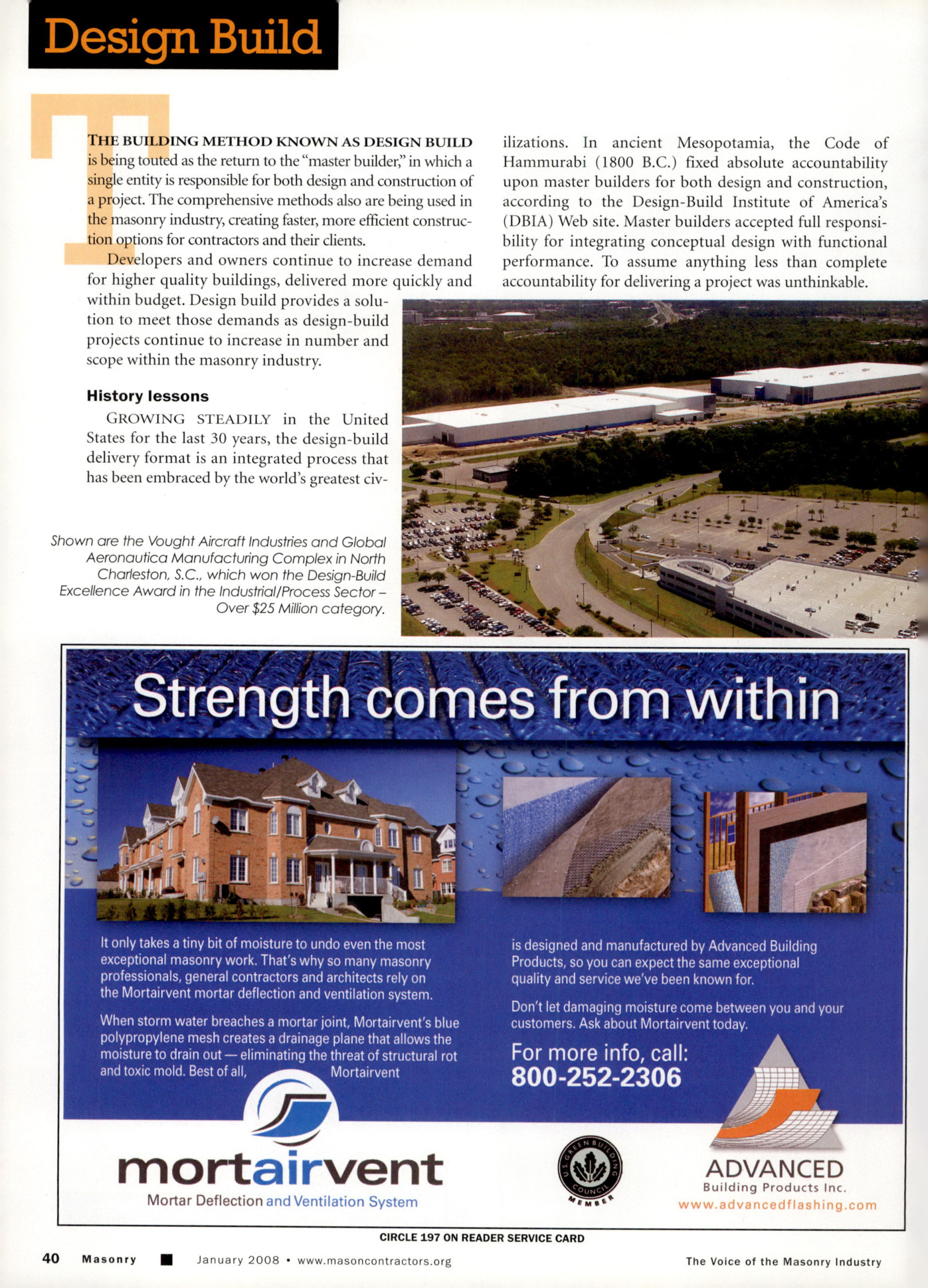 Masonry Magazine January 2008 Page. 44