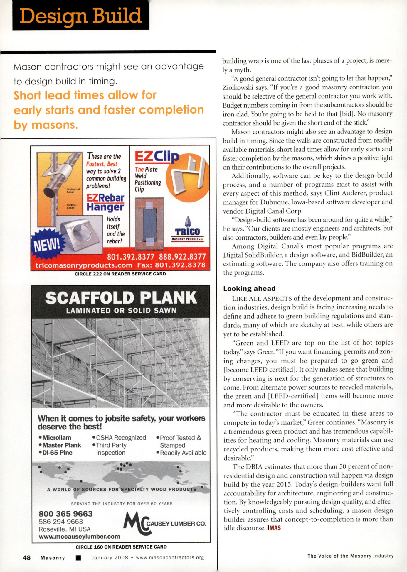 Masonry Magazine January 2008 Page. 52