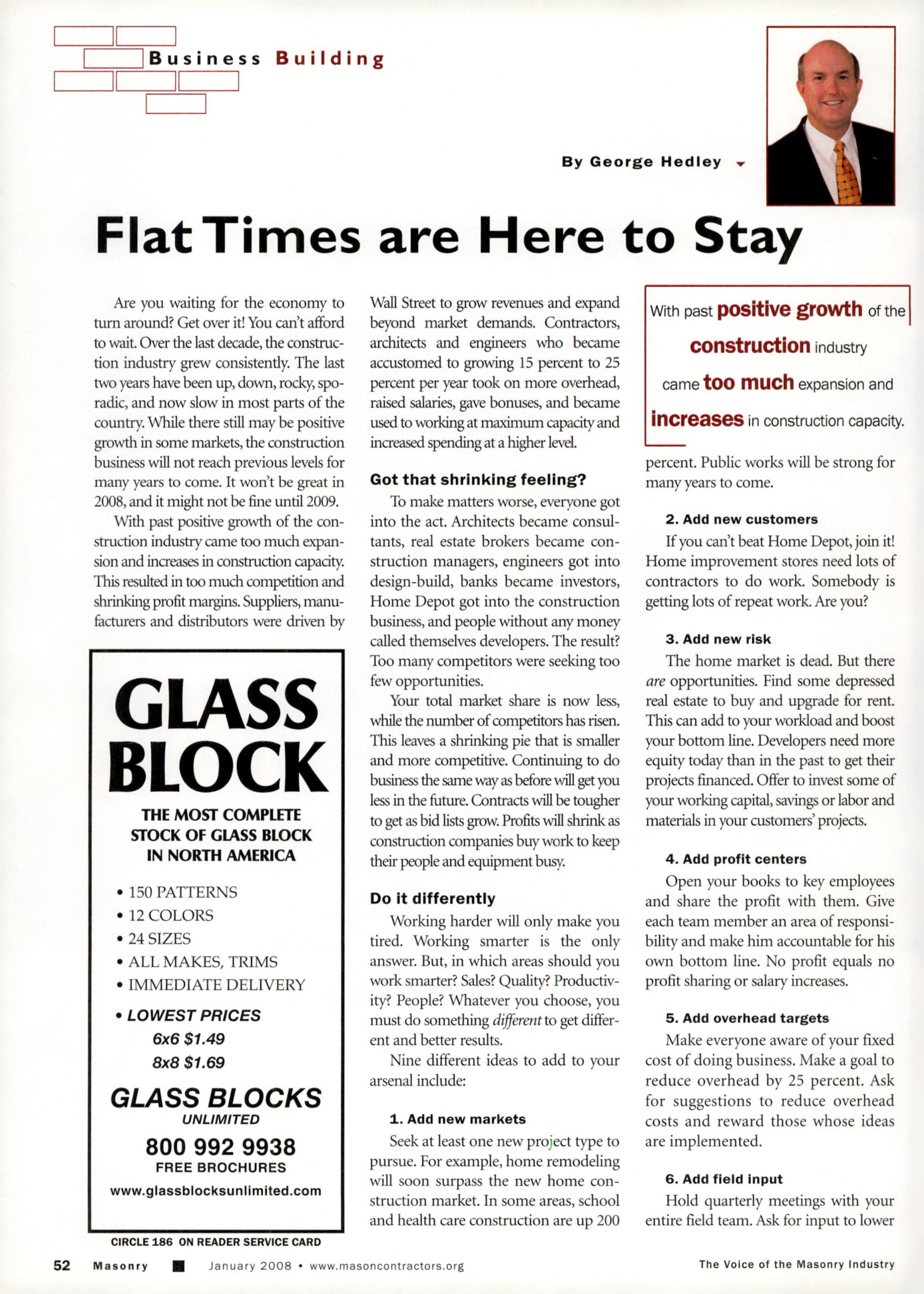 Masonry Magazine January 2008 Page. 56