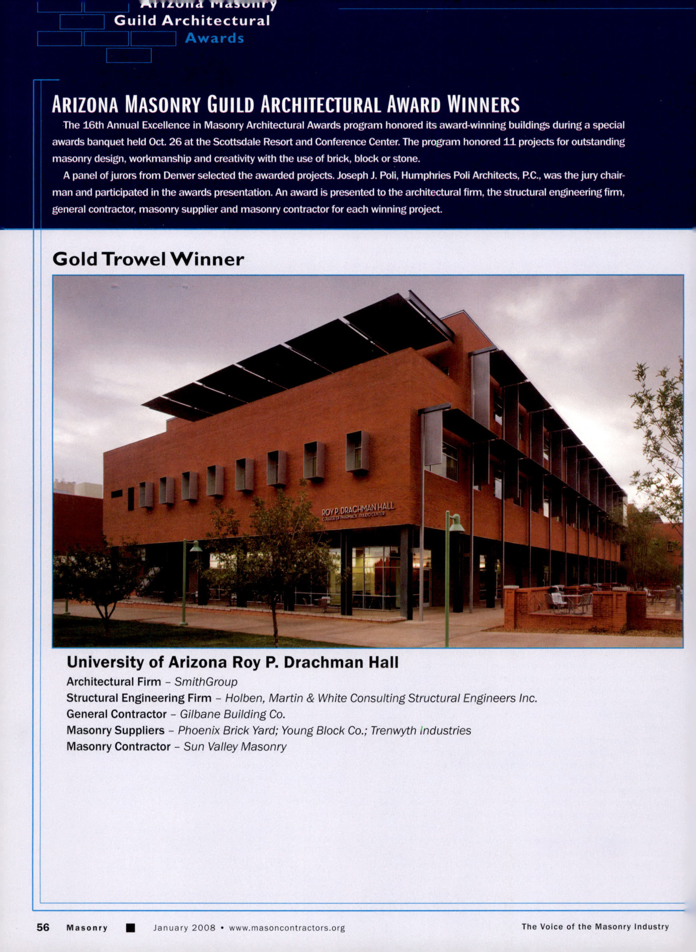 Masonry Magazine January 2008 Page. 60