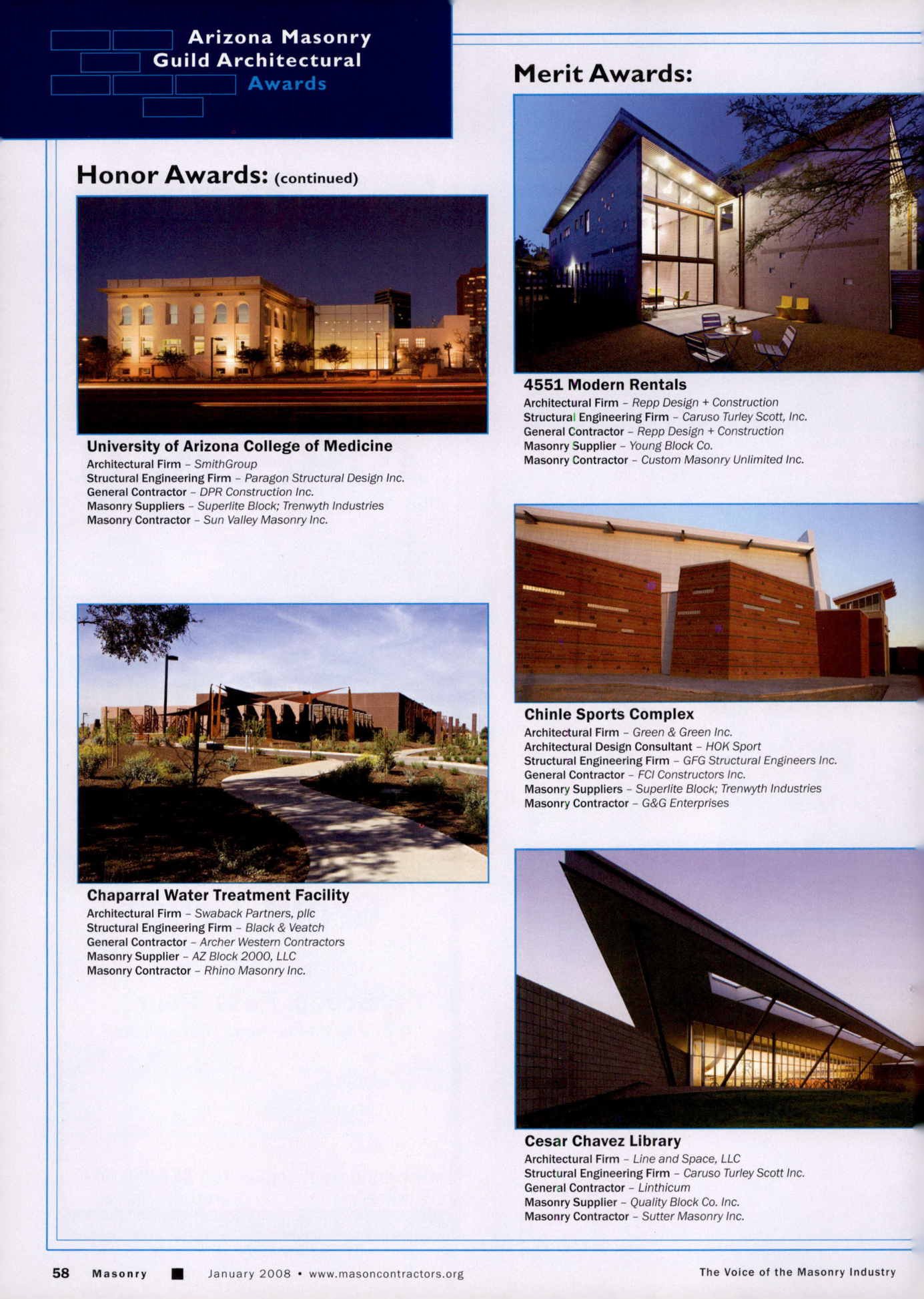 Masonry Magazine January 2008 Page. 62