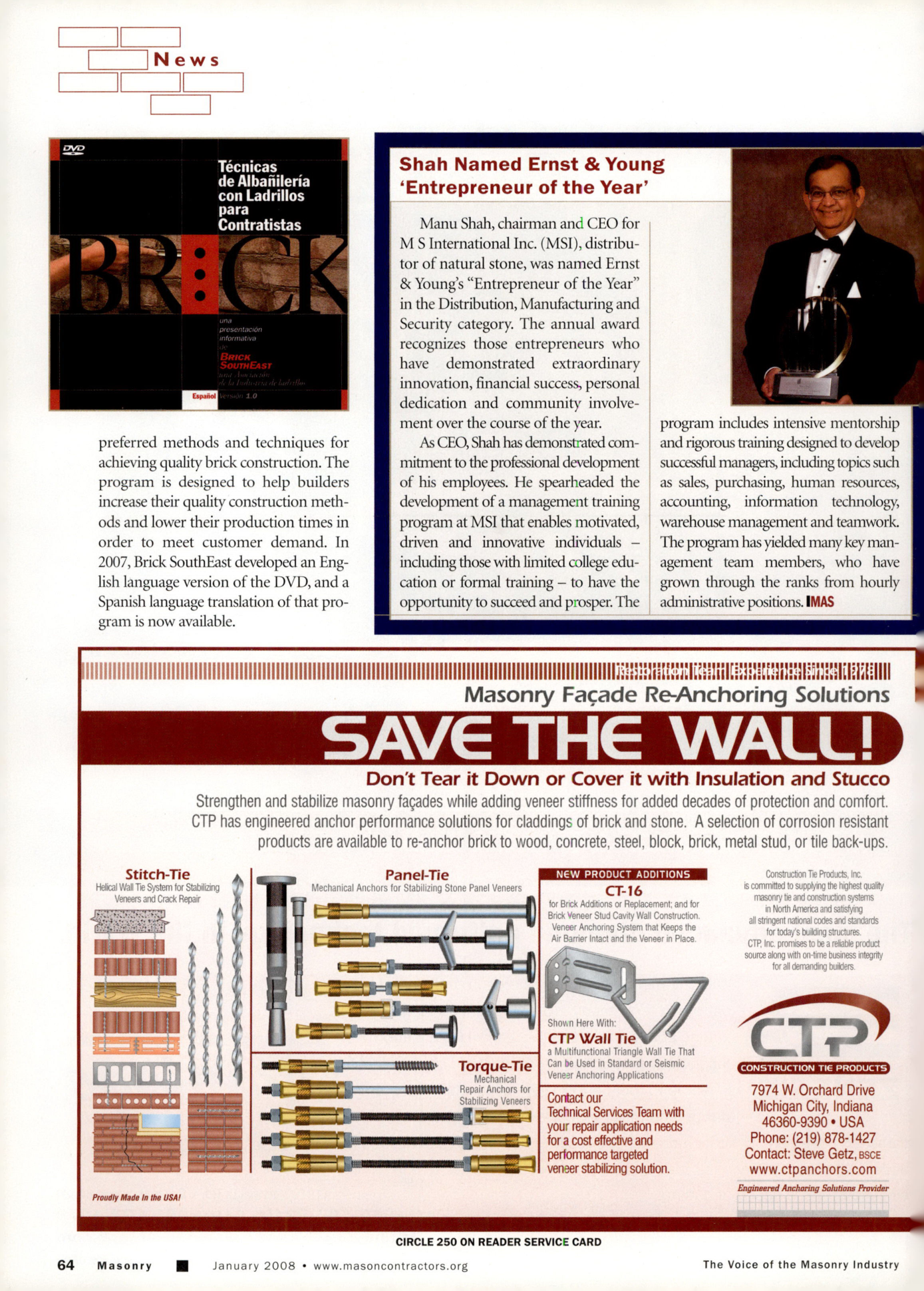 Masonry Magazine January 2008 Page. 68