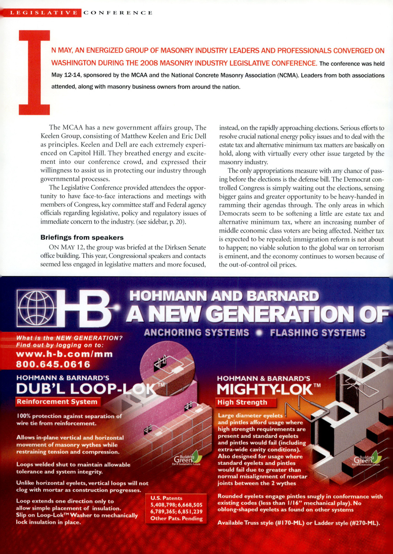 Masonry Magazine July 2008 Page. 20