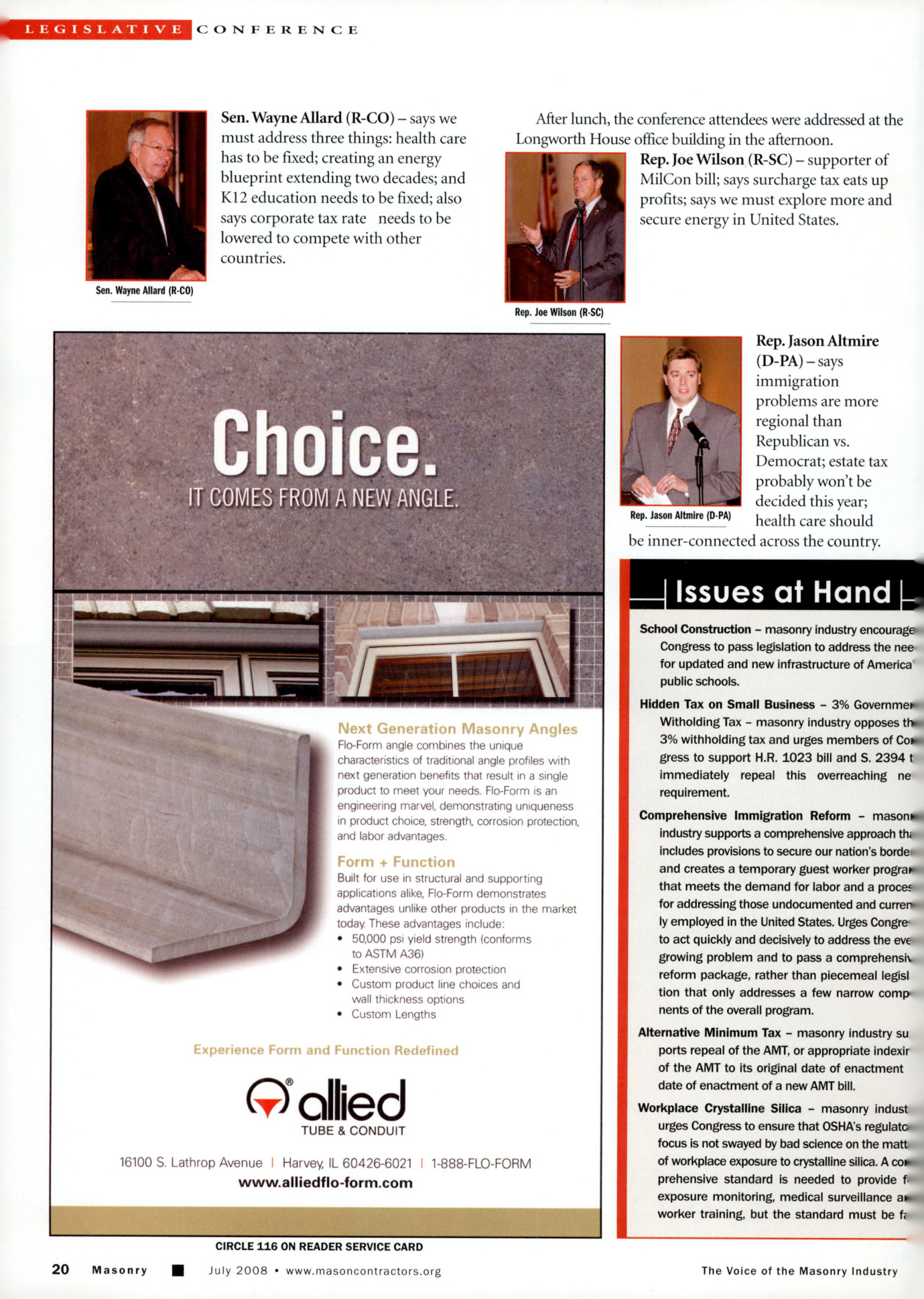 Masonry Magazine July 2008 Page. 22