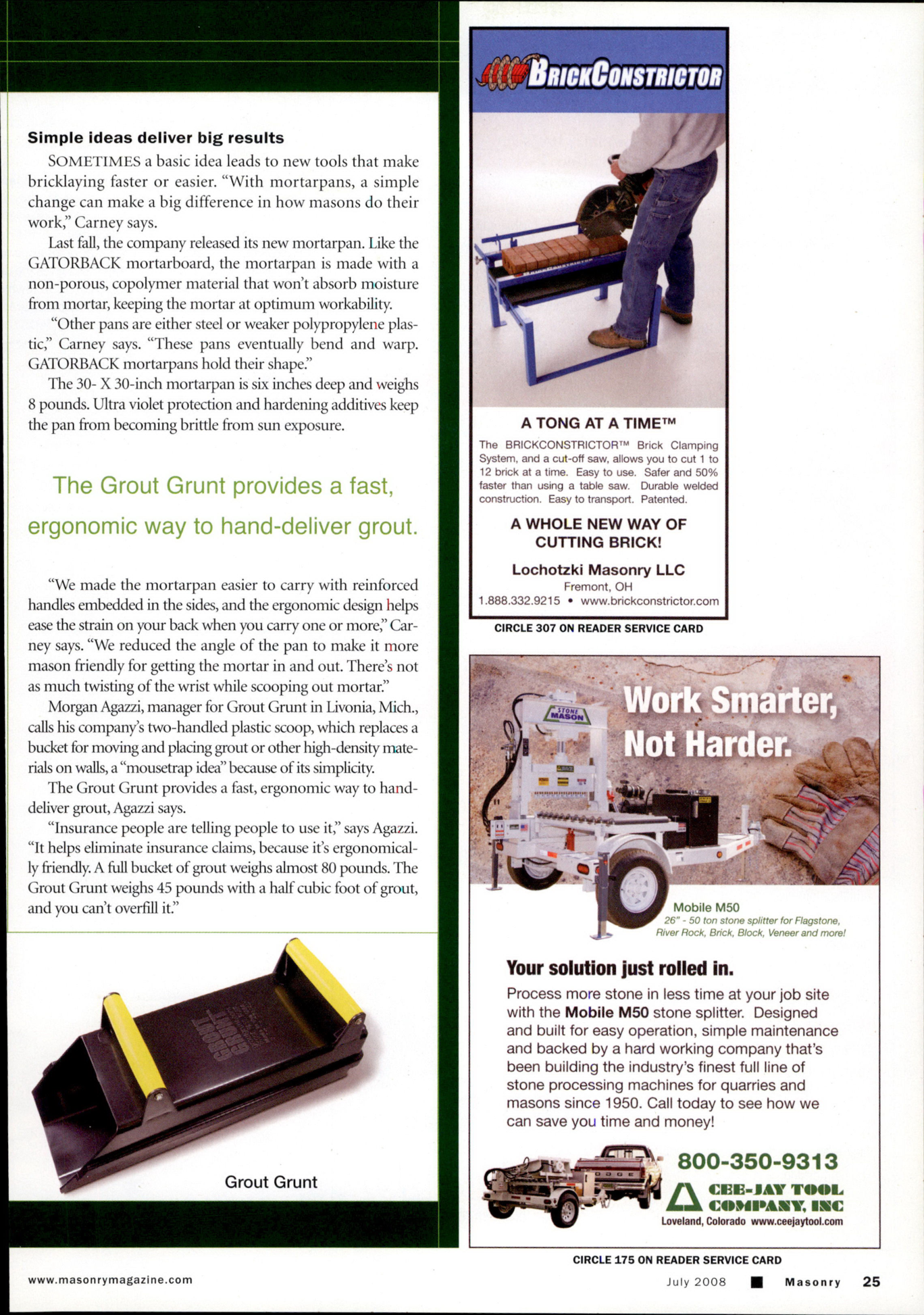 Masonry Magazine July 2008 Page. 27