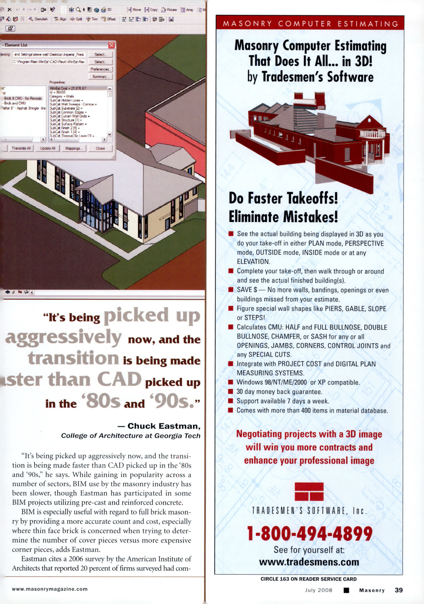 Masonry Magazine July 2008 Page. 41