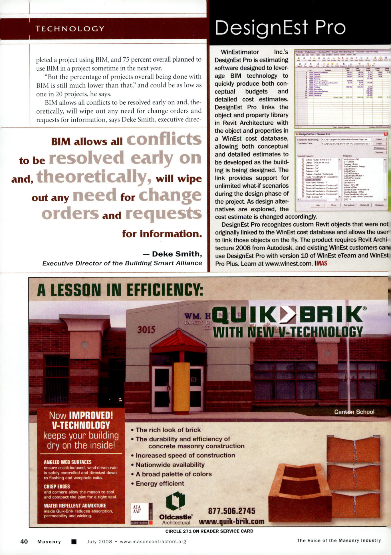 Masonry Magazine July 2008 Page. 42