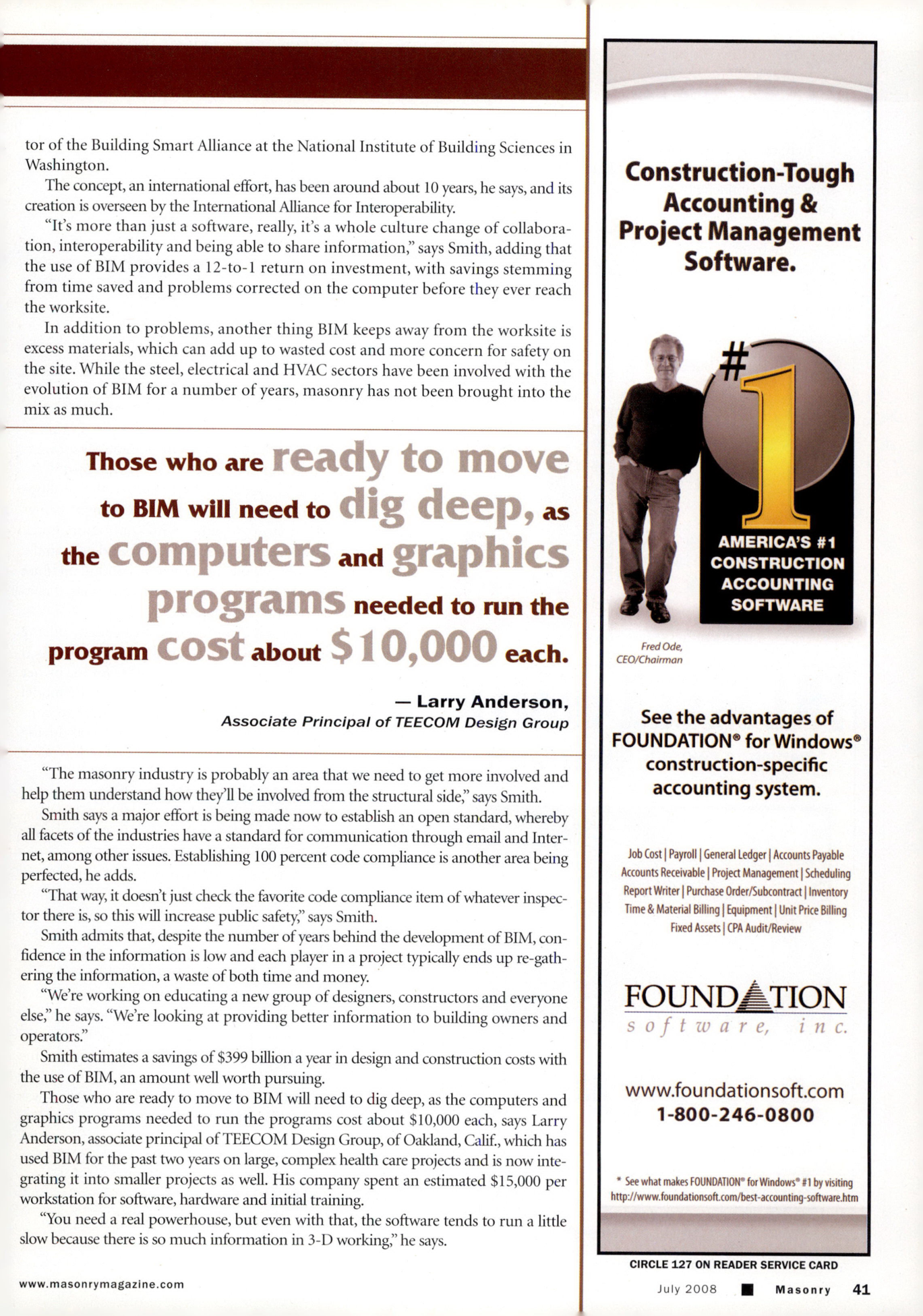 Masonry Magazine July 2008 Page. 43
