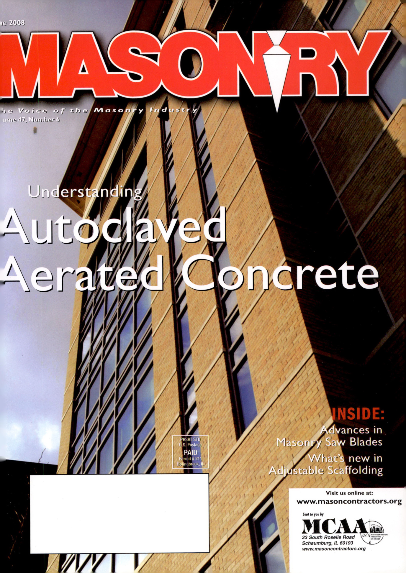 Masonry Magazine June 2008 Page. 1