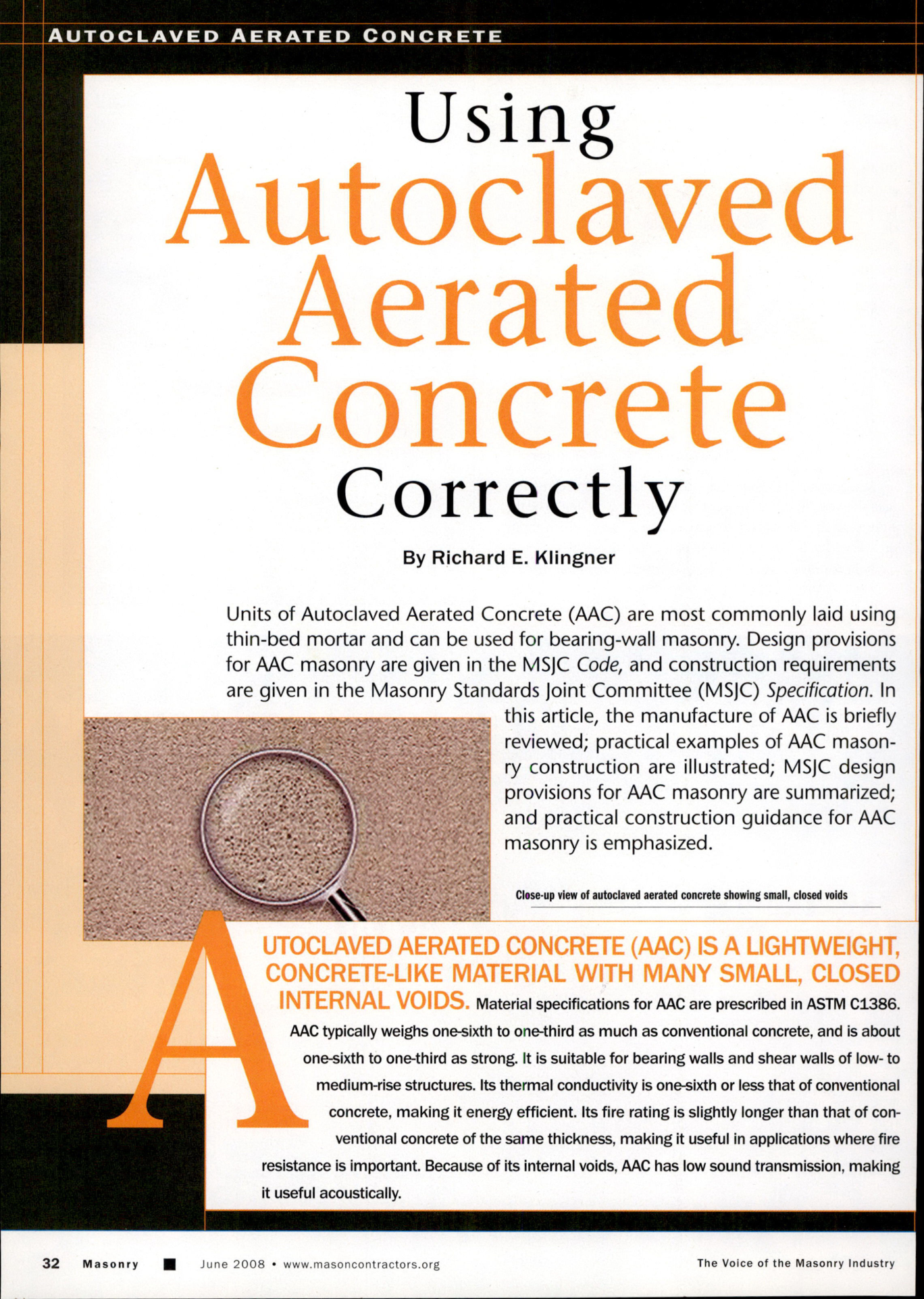 Masonry Magazine June 2008 Page. 34