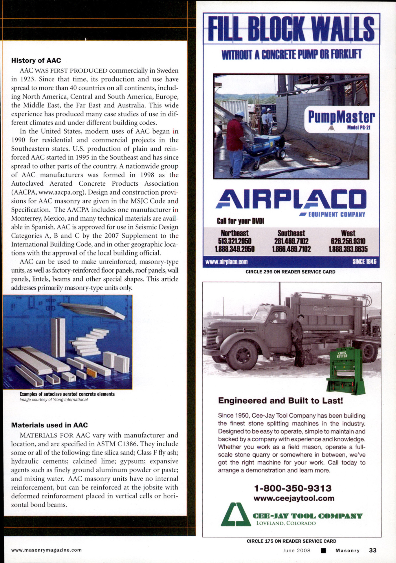Masonry Magazine June 2008 Page. 35